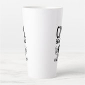 Funny Civil Engineering Gag Engineer Afstuderen Latte Mok (Voorkant)
