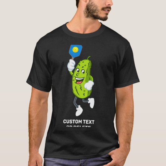 Funny Ckle Playing Ckleball Text T-shirt (Voorkant)