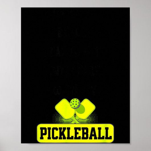 Funny Ckleball Work Quote Ckleball Lover Office Jo Poster (Voorkant)