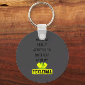 Funny Ckleball Work Quote Ckleball Lover Office Jo Sleutelhanger (Voorkant)