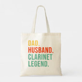 Funny Clarinet I Destroy Silence Clarinetist for m Tote Bag (Achterkant)