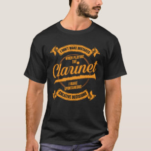Funny Clarinet Player Clarinetist Gift T-shirt