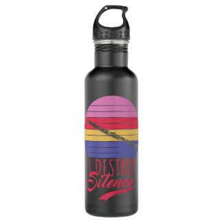 Funny Clarinetist Marching Band I Destroy Silence Waterfles