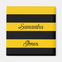 Funny Classic Bumble Bee Stripes Striped Pattern