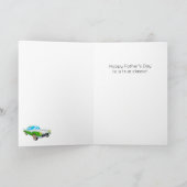 Funny Classic voiture Pun carte de Fête des pères (Intérieur)