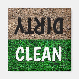 Funny Clean Dirty Dishwasher Magnet Magneet