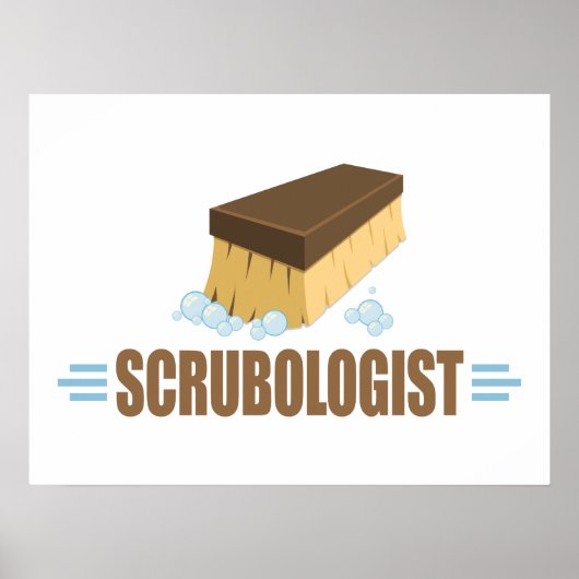 Funny Cleaning Poster (Voorkant)