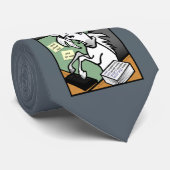 FUNNY CLERICAL UNICORN GRAPHIQUE CRAVATE (Roulé)