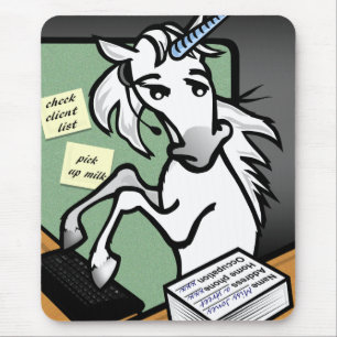FUNNY CLERICAL UNICORN MUISMAT