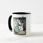 FUNNY CLERICAL UNICORN RINGER MUG (Devant gauche)