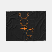 Funny Climbing Adrenaline Formula, Rock Climber  Fleece Deken (Voorkant (Horizontaal))