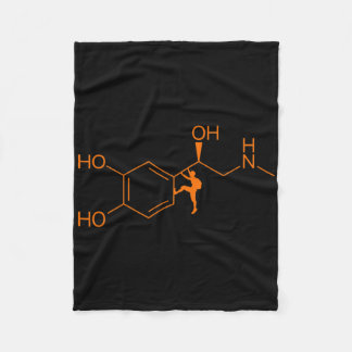 Funny Climbing Adrenaline Formula, Rock Climber  Fleece Deken