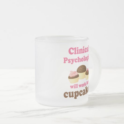 Funny Clinical Psycholoog Matglas Koffiemok (Voorkant rechts)