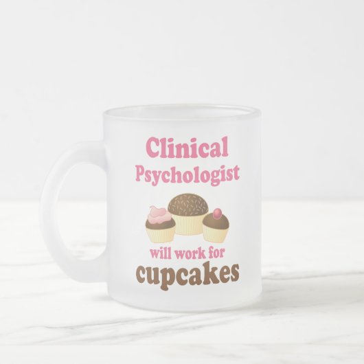 Funny Clinical Psycholoog Matglas Koffiemok (Links)