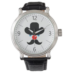 Funny clown horloge