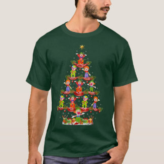 Funny Clown Xmas Holiday Santa Clown Kerstmis T-shirt