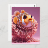 Funny ClownFish Mode Briefkaart (Voorkant / Achterkant)