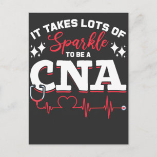 Funny CNA Nurse Certified Nursing Assistant Briefkaart