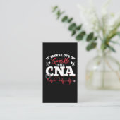 Funny CNA Nurse Certified Nursing Assistant Visitekaartje (Staand voorkant)