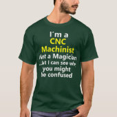 Funny CNC Machinist Job Computer Operator T-shirt (Voorkant)
