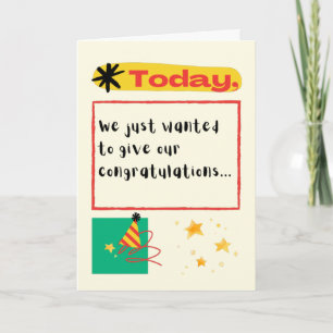 Funny Co-arbeider Birthday-kaart Kaart