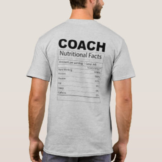 Funny Coach Nutrition Feit T-shirt 