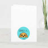 Funny Cockapoo Anatomy Card- Custom Inside Message Kaart (Achterkant)