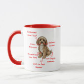 Funny Cockapoo Anatomy - Unique Valentine Gift Mok (Links)