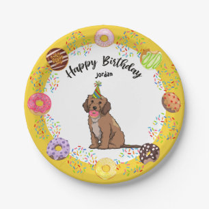 Funny Cockapoo Birthday Party Paper Bord