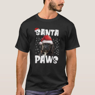 Funny Cockapoo Christmas Lights Tree Hondenliefheb T-shirt