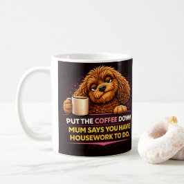 Funny Cockapoo Coffee Mug | Dog Mum Humor Mug Koffiemok