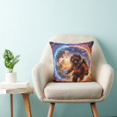 Funny Cockapoo Gift | Space Dog Cushion Kussen (Stoel)