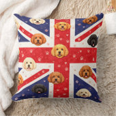 Funny Cockapoo Gift | UK Cockapoo Cushion Kussen (Deken)