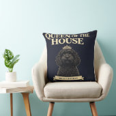 Funny Cockapoo Mum Gift | Queen Of The House Kussen (Stoel)