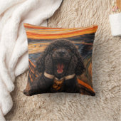 Funny Cockapoo Pillow | The Scream Dog Cushion Kussen (Deken)