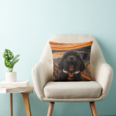 Funny Cockapoo Pillow | The Scream Dog Cushion Kussen (Stoel)