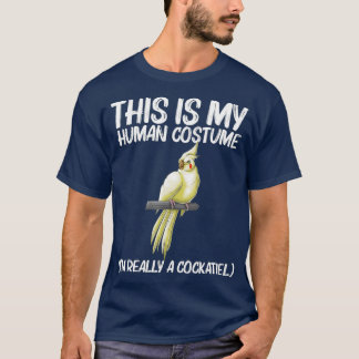 Funny Cockatiel Gift for Men Women Bird Parrot T-shirt