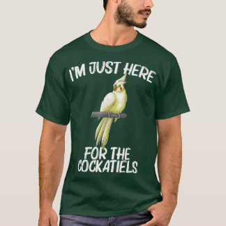Funny Cockatiel Gift for Men Women Bird Parrot T-shirt