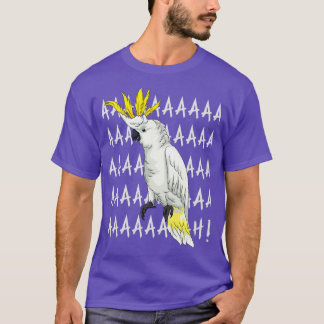 Funny Cockato Parrot Art Gift T-shirt