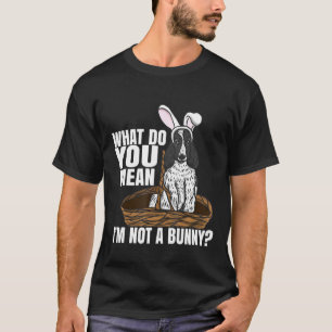 Funny Cocker Spaniel Easter Outfit Bunny Girls T-shirt