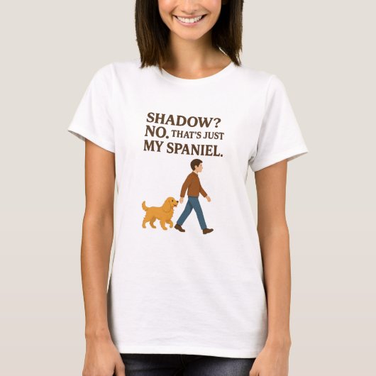 Funny Cocker Spaniel T-shirt (Voorkant)