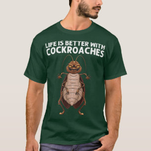 Funny Cockroach voor mannen Entomology Pest Cont T-shirt