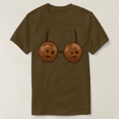 Funny Coconut Summer Coconuts Bra Funny Halloween  T-shirt (Design voorkant)