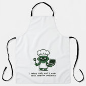 Funny Coder Apron — I Cook Like I Code Schort (Voorkant)