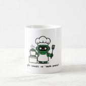 Funny Coder Mug — git commit made pasta (Centre)