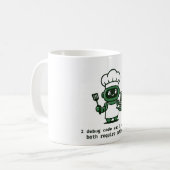 Funny Coder Mug — I Debug Code and I Cook (Devant gauche)