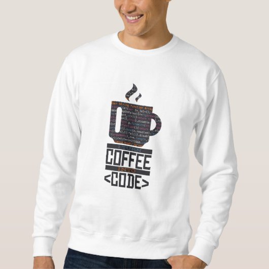 Funny Coding Coffee Programming Gift Trui (Voorkant)