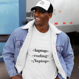 Funny Coding Laptop T-shirt