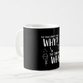 Funny Coding Programmer Gift voor Geek Koffiemok (Voorkant links)