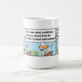 Funny Coffee Aviation Humour Mug (Centre)